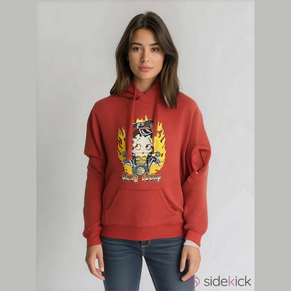 Betty Boop Sweat Shirt with Hood. Size Small NWOT.